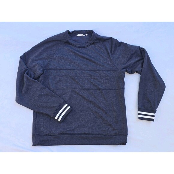 Cotopaxi Sweatshirt Mens Medium M Blue Stripe Bandera Crew Pullover - Picture 1 of 9